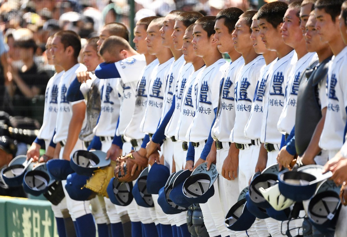 明豊高校 野球帽子 高校野球 甲子園
