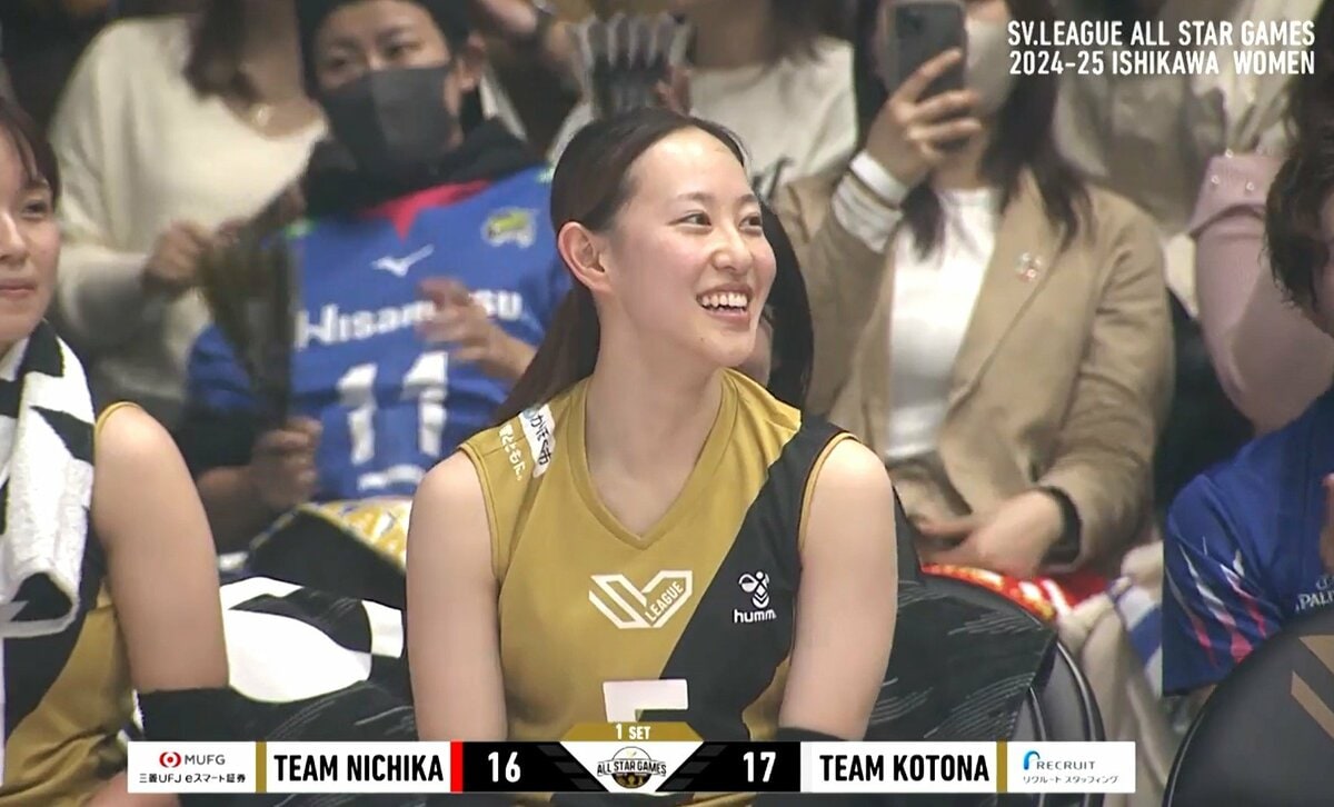 女子バレー　ハプニング 美人さんなのに…オモロすぎるw」「スタイルいい」女子バレー選手、“謎ダンス”でファンを虜 ネットで反響 | スポーツ総合 | ABEMA TIMES  | アベマタイムズ