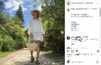 hitomi、水牛体験をする“のどかな“ショットを公開「ゆったりとした空気が流れてた」