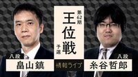 王位戦 予選 畠山鎮八段 対 糸谷哲郎八段