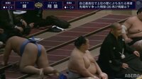 たまり席に観客なし