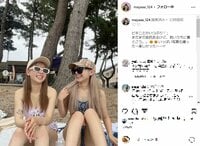 「若いうちに着とこう」“しゅんまや”重川茉弥、ビキニショット公開 「産後とは思えない」「スタイルよすぎる」と絶賛の声