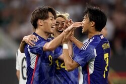 途中出場の久保建英が2アシスト！伊東、上田、浅野、田中のゴールで日本がドイツに4-1完勝！W杯以来約10カ月ぶりの再戦で見せた確かな成長！