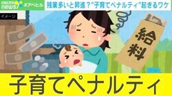 子育てペナルティ？ 出産で賃金46%↓ 背景に日本人の“残業気質”？