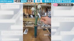 一体、どうなってるの？！ 木彫刻に水を注ぐと花が満開に！驚きの芸術作品に「意味不明にすごい！」「素晴らしい」