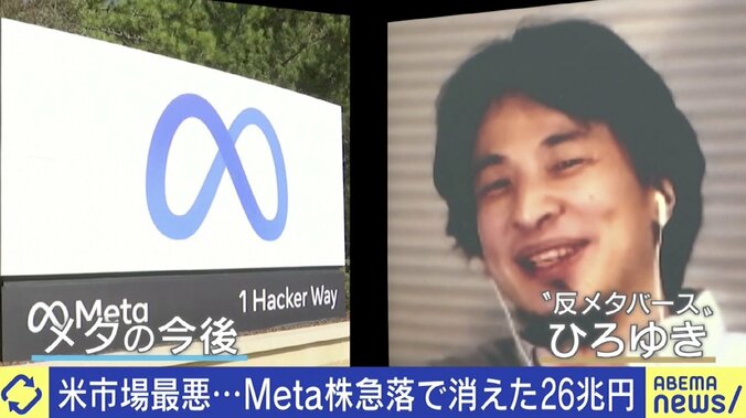 ひろゆき氏「紗倉まなさんの売り上げ増える」と予言 Meta社“一人負け”でメタバースの未来は？ 1枚目