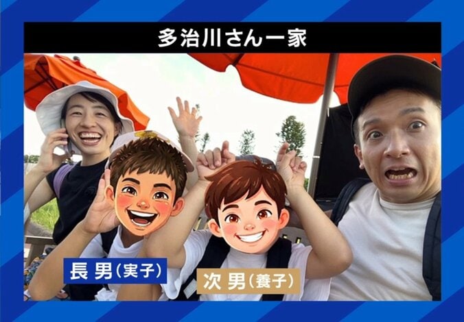 多治川さん一家