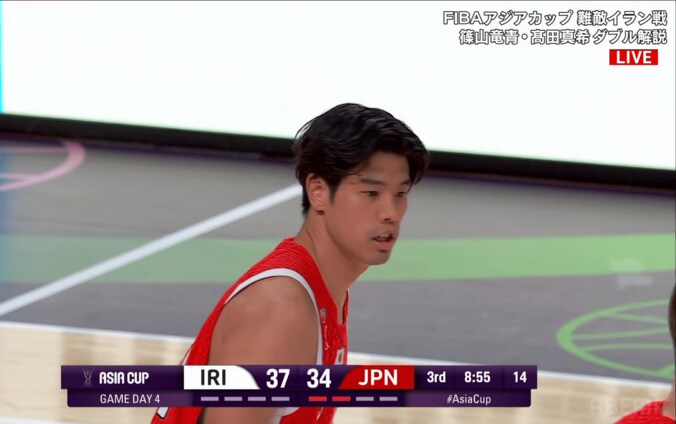 「どこがファウルだ！」バスケ日本代表選手が“悲劇の判定”で唖然「フラストレーション溜まるよね…吹かないでほしい」解説陣も嘆き 5枚目