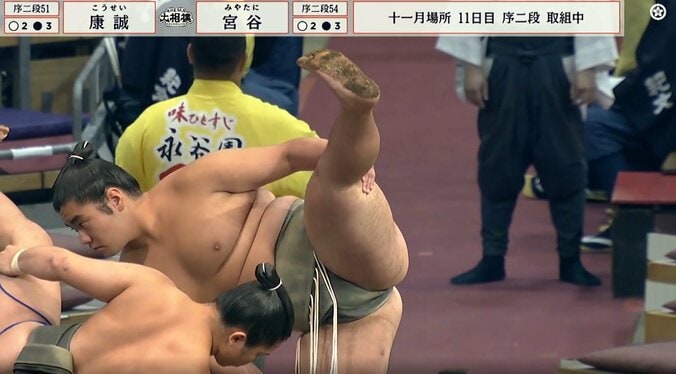 18歳の序二段五十四枚目・宮谷（武蔵川）