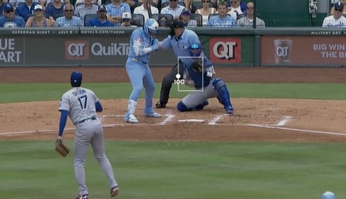 【写真・画像】ウソでしょ…？ 大谷翔平の足で“まさかの展開”「エグすぎる」 一気に急加速…とんでもないスピードで“爆速走塁”　1枚目