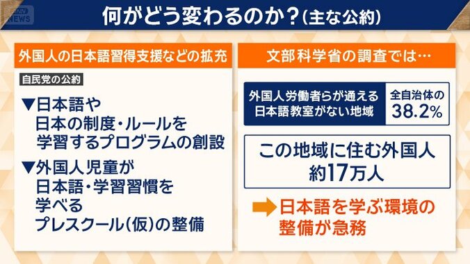 何がどう変わるのか？（主な公約）