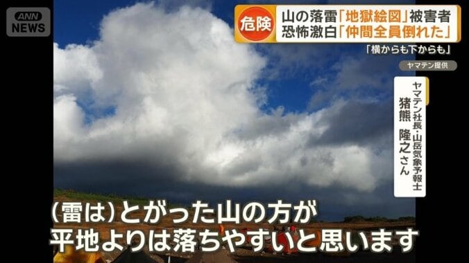 「積乱雲は山でも平地でも発生する」が…