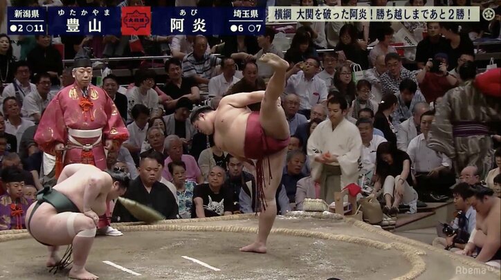 「三賞受賞で名実ともに……」　豊山を下した阿炎、千秋楽の一番に勝ち越し＆三賞受賞を狙う！