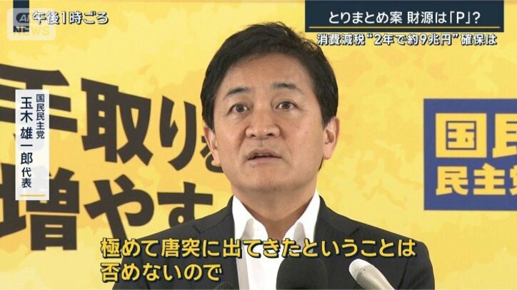 国民民主党　玉木雄一郎代表