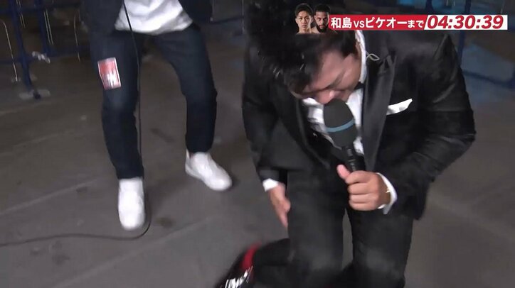 ラウンドガール「見せていただいても？」カーフキックを“おねだり”が生んだ悲劇 お笑い芸人が前王者の一撃を身代わり被弾