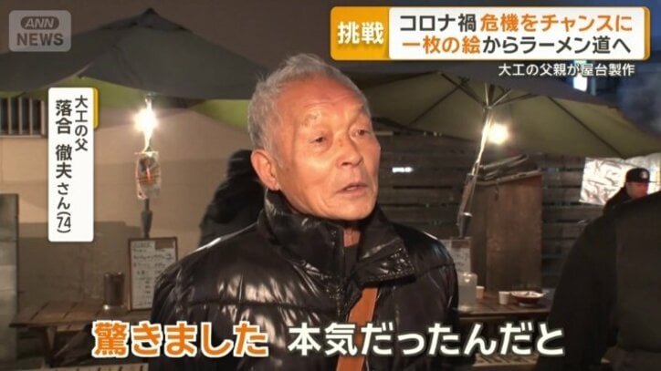 大工の父　落合徹夫さん