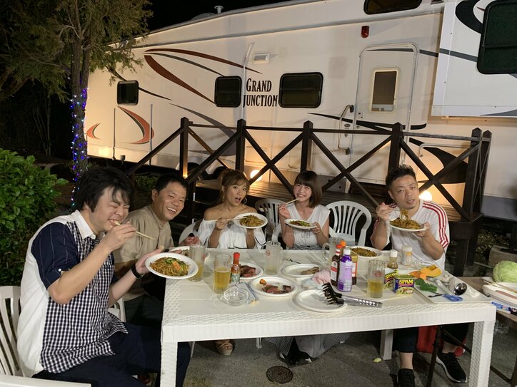 岸明日香＆葉月あやが悩殺水着姿を披露で、ダイアン＆ライス大興奮！『芸能人有給トラベル～沖縄で全力！ウチトケ癒し旅！～』