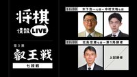 叡王戦 七段戦 木下浩一七段－中村太地七段/北島忠雄七段