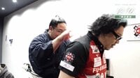 【映像】巨漢雀士も揺れる強烈な一発