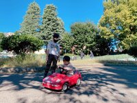 辻希美『初めての公園♡』