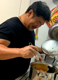 北斗晶『パパ飯は…はい‼️これです。』