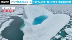 「解ける氷河」北極グリーンランドで何が？ 10年で7倍“黒ズミ”の正体 調査に密着