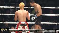 「あーー！」突然の“ギブアップ”KO 衝撃光景に実況絶叫 「初めて見ました」識者も驚愕