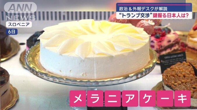 スロベニアでは、“メラニアケーキ”が…