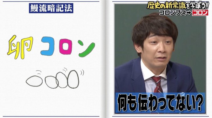 オードリー若林、銀シャリ鰻のイラスト付き“歴史暗記法”に「却下です」 3枚目