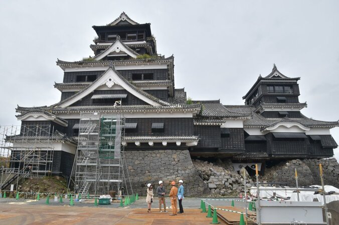 総工費600億円以上、工期20年…　地震から１年、前代未聞の大修復が始まる熊本城を取材 13枚目
