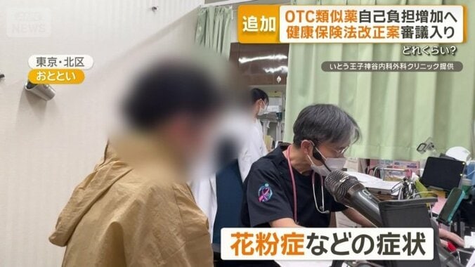 花粉症などの症状