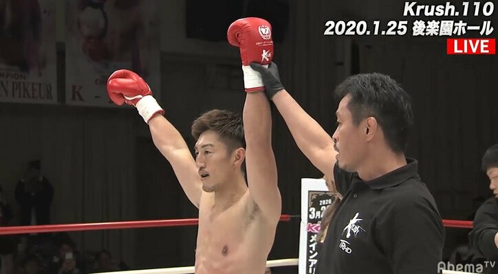 「1R、3ダウン」で宣言通りの公開処刑 “K-1の壊し屋”・山崎秀晃「Krush、愛してます」