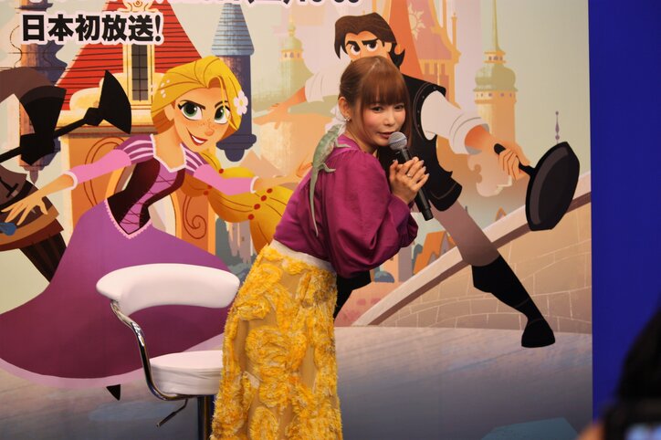 中川翔子、「ラプンツェル」トークで盛り上げる「ユージーンって…」