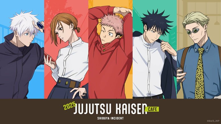 Limited-Time Collaboration Café Themed on "Jujutsu Kaisen" Season 2 'Shibuya Incident' to Open in Tokyo, Osaka, and Nagoya