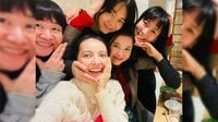 吉高由里子＆水川あさみ、美女5人の仲良しショットを披露