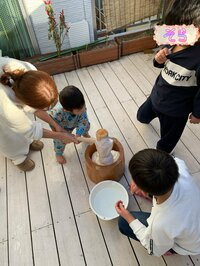 杉浦太陽『家で餅つき＾＾』