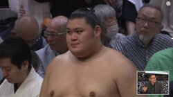 力だけじゃないことを証明した！“怪物”大の里、闘牛士の交わし方で相手を沈める「やばい身体能力」「この大きい体が飛ぶんですね」元若乃花も驚き