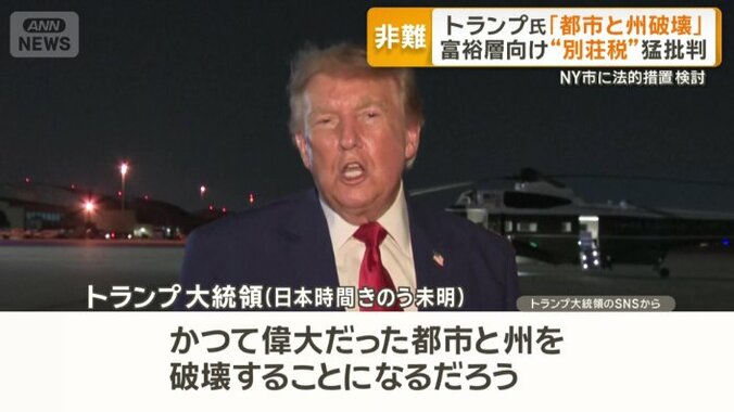 “別荘税”を批判