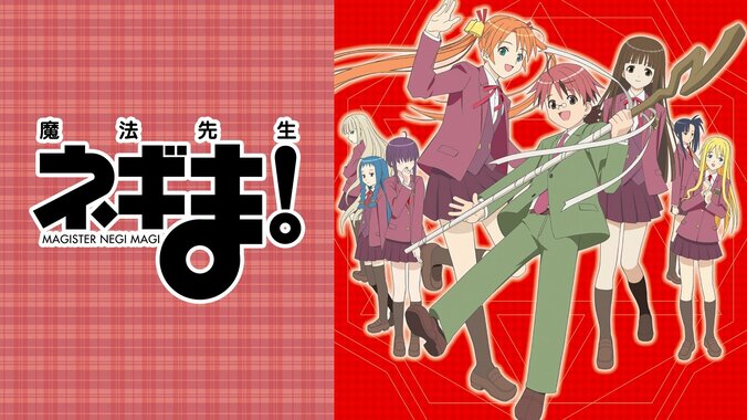 【写真・画像】『魔法先生ネギま！』全52話をABEMAで無料一挙放送！8月14日朝5時スタート、1週間見逃し配信も　1枚目