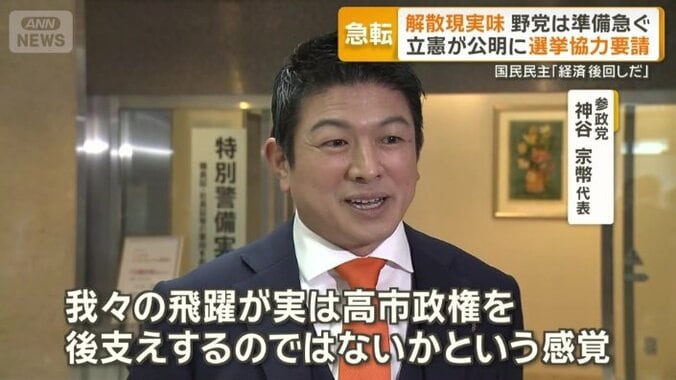 参政党　神谷宗幣代表