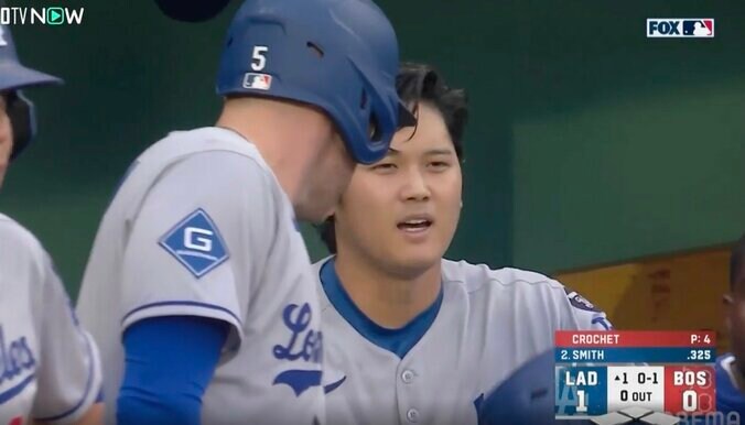 【写真・画像】何が起きた？ 大谷翔平、ホーム前で“まさかの行動”「すごいな…」予想外の“生還シーン”が話題に「ただの聖人か」「人間性もMVP」　1枚目