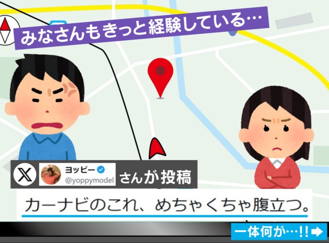 カーナビが迷案内!?