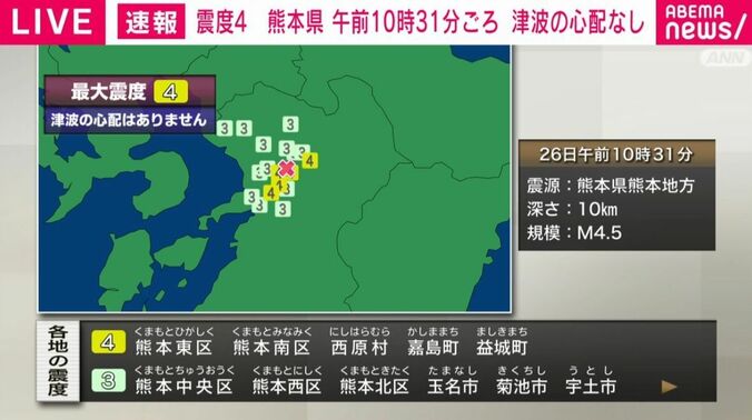 地震情報