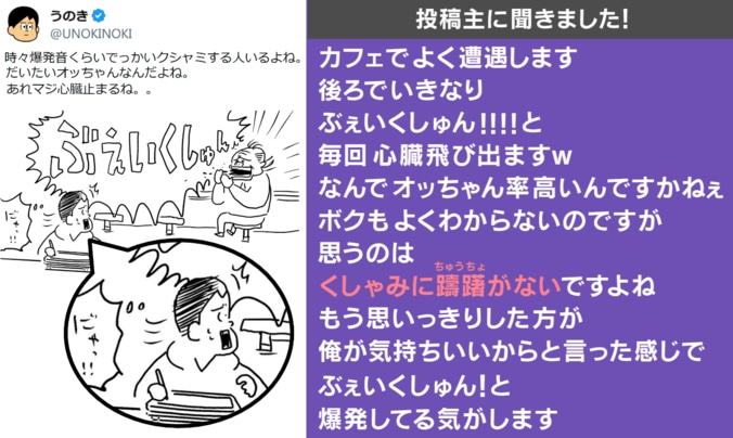 投稿主への取材
