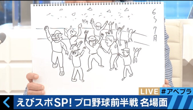 蛭子能収が漫画で振り返る、プロ野球前半戦のハイライト 6枚目