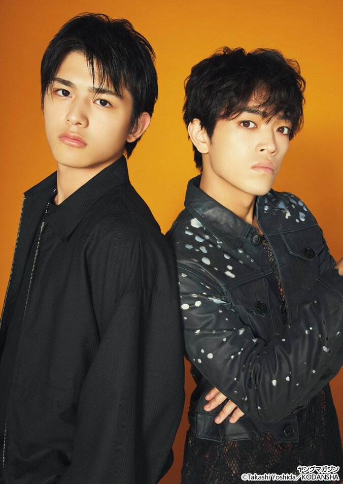 【写真・画像】timelesz 原嘉孝＆篠塚大輝、2人の熱と“最高のバディ”を体現した中面カット公開 『ヤングマガジン50号』表紙巻頭グラビアに登場　1枚目
