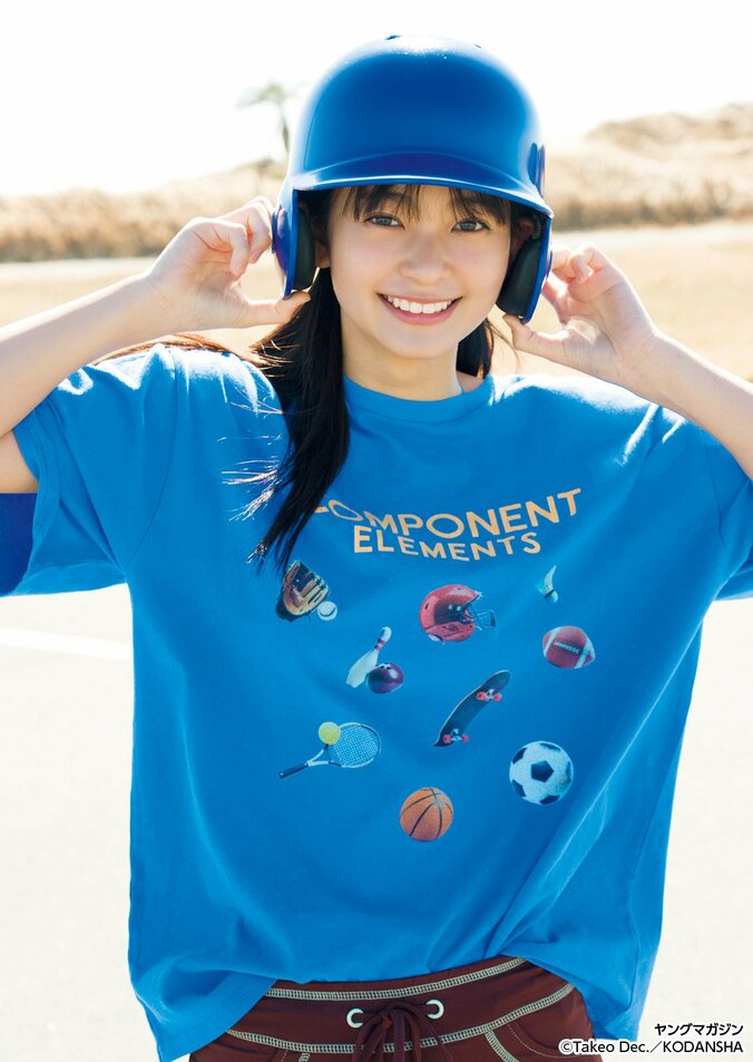 女優・涼井菜生、透明感あふれる“原石”の初グラビア 『ヤンマガ』巻中に登場 1枚目