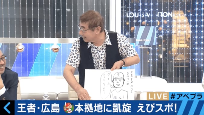 蛭子能収、爆弾発言　「優勝した広島は、やる気があるのか！？」 1枚目
