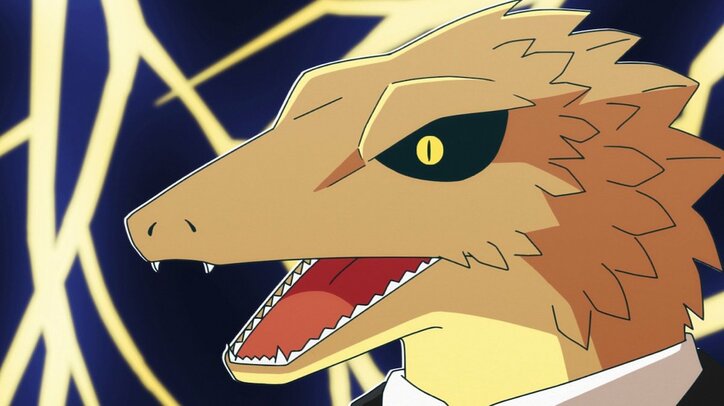アニメ「アフリカのサラリーマン」宴会の一発芸に悩むトカゲのため…第3話先行カット解禁