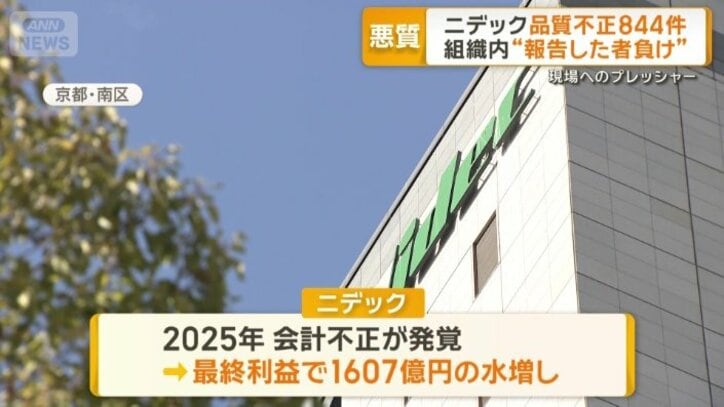 2025年　会計不正が発覚